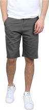 GALAXY BY HARVIC Men&#39;s Flat-Front Slim Fit Cotton Stretch Chino Shorts, ... - £16.18 GBP