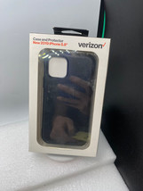 Verizon Rugged Case &amp; Tempered Glass Combo for Apple iPhone 11 Pro - Bla... - £1.55 GBP