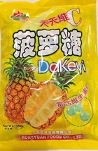 4 Bags of Hong Yuan Pineapple Hard Candy, 12.35 oz Fast Shipping - $21.77
