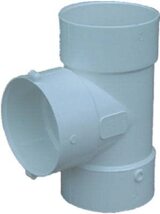 PVC Pipe Sewer Drain Bull Nose Tee, 3-In. - $20.03