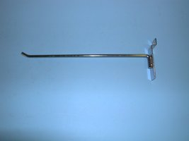 10&quot; Hook With 30 Degree Tip For SLATWALL-CHROME-Lot Of 100 - £58.65 GBP