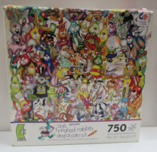 Ceaco One Hundred Rabbits and a Carrot 750 Piece Jigsaw Puzzle - £10.24 GBP