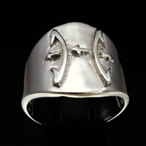 Sterling silver ring Pisces Zodiac symbol Horoscope astrology high polished 925  - £55.36 GBP