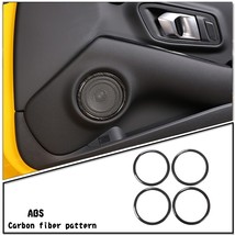  Styling For  GR Supra A90 2019-  Door Speaker Ring Trim Sticker 2 Styles  Inter - £87.33 GBP