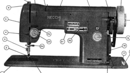 Necchi Nora manual Instructions for sewing machine hard copy - £10.16 GBP