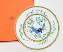 Hermes Toucan Dinner Plate 25 cm porcelain dinnerware bird other 8.75&quot; M270 - £377.19 GBP