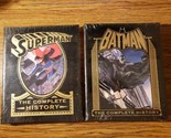 Easton Press Superman &amp; Batman The Complete History 2 Vol Leather SEALED - $299.00