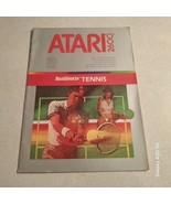 Atari 2600 Realsports Tennis game manual in excellent condition  - $6.97 CAD