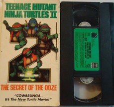 Teenage Mutant Ninja Turtles 2 VHS Tape NTSC (1991, PG) - £5.07 GBP