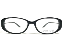 Anne Klein Eyeglasses Frames AK8039 129 Black Gray White Square 51-15-135 - £40.10 GBP