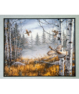 David Maass Ruffed Grouse in Flight Birch Trees Framed Small Print Bird ... - £6.00 GBP