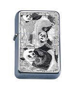 Panda Em1 Flip Top Oil Lighter Wind Resistant With Case - $14.80