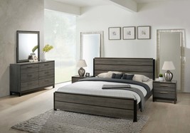 Ioana Antique Grey 5-Piece Queen Bedroom Set - $1,832.99