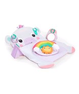Bright Starts Tummy Time Prop and Play Mat Unicorn Mat With Mirror And R... - $50.87 CAD