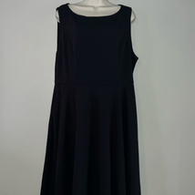 Allegra K black sleeveless fit and flare dress size extra large - £15.50 GBP