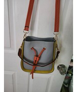 Colorblock Bucket Bag With Adjustable Strap &amp; Drawstring Closure Cross Body - €31,83 EUR