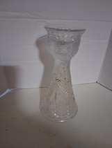1979 Avon Heart &amp; Diamond Fostoria Candle Holder Reversible Vase  - $10.00