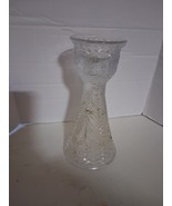 1979 Avon Heart &amp; Diamond Fostoria Candle Holder Reversible Vase  - $10.00