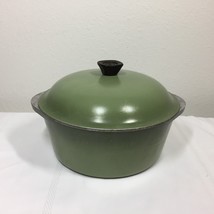 Vintage Club Aluminum Stock Pot 4 Quart Avocado Green Aluminum Dutch Oven - $34.99