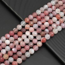 8mm Fine Cut Red Botswana Agate Round Beads, Sku#U1887 - $20.00