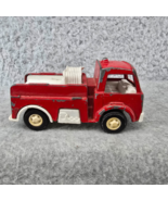 Vintage Tootsie Toy Fire Truck Red Diecast White Plastic Interior 1970s ... - $149.65 MXN
