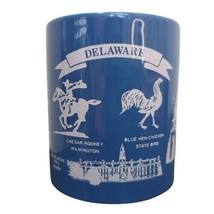 Delaware Souvenir Coffee Mug First State House Legislative Hall Dover Blue Hen - £8.63 GBP