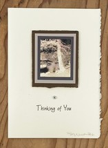 Thinking of You Tree by Stream Sepia Print Greeting Card - £5.87 GBP