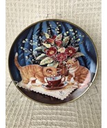 Vintage Franklin Mint Plate &quot;Tea for Two&quot; by Kathy Duncan, Cat Collector... - $27.25 CAD