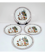NEW RARE Williams Sonoma Set of 4 Dr. Seuss&#39;s The Grinch Salad Plates 9&quot;... - £220.32 GBP