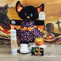 Build A Bear Vampire Bat Plush Halloween 2023 Dress Clothes w Pumpkin Wristie - £93.82 GBP