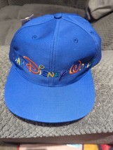 Vintage Walt Disney Blue World Goofy&#39;s Hat Co. Embroidered new w tag adjustable - £30.89 GBP