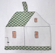 Vintage Handmade Quilted Cottage Hot Pad Flour Sacking Material - $184.53 MXN