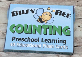 Counting - Busy Bee Preschool Learning - 40 Educational Flash Cards - £6.07 GBP