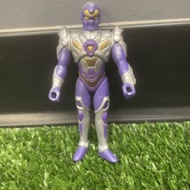 Super Human Samurai Vtg Action Figure Cyber Squad Ultraman 1994 Playmates Purple - $18.03