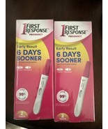 2X FIRST RESPONSE Early Results Pregnancy Test Kit 2 Tests Total Of 4 Ex... - $12.19