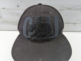 Big Bear Headwear Cali with Bear Black Ball Cap Hat Snapback Baseball - $9.74