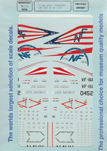 1/72 MicroScale Decals Navy Phantom F-4N VF-151 Bicentennial USS Midway ... - $15.79