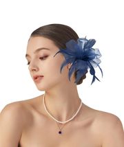 globazoe Fascinator Derby Hat Women Vintage Headband Navy Blue Size 1 Count - $238.50 MXN