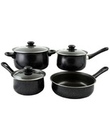 Gibson Home Casselman 7 piece Cookware Set in Black with Bakelite Handle - $127.67 CAD