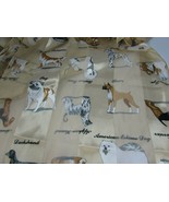 Bill Blass Dogs Long Scarf Sheer Pug Afghan Hound Bichon Frise Puppy 30223 - £35.47 GBP