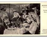 Renoir Boating Party Painting Phillips Gallery Washington DC UNP DB Post... - $4.90