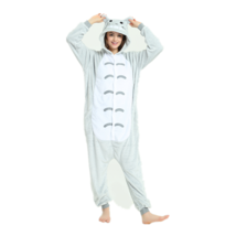 One-Piece Adult&#39;s Animal Pajamas Halloween Party Cosplay Sleepwear Chinchilla - £17.53 GBP