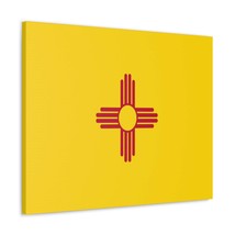 New Mexico State Flag Canvas Vibrant Wall Art Unframed Home Decor - £60.74 GBP+