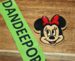 Walt Disney Productions Made In St. Lucia Minnie Mouse Plastic Pin Jewelry - £11.72 GBP