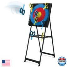 EastPoint 5ft Axe Throwing Game Set - 8 Foam Axes, Bristle Target Outdoo... - $132.67