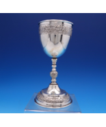 Aztec Rose by Unknown Mexican Sterling Silver Chalice 7 5/8&quot; x 4&quot; (#7671) - £395.34 GBP