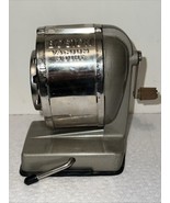 Vintage Boston Pencil Sharpener Vacuum Suction Mount 8 Hole Hand Crank N... - £19.33 GBP