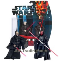 Yr 2012 Star Wars Movie Heroes Emergence Of The Sith Darth Sidious &amp; Darth Maul - £39.95 GBP