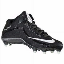 Nike Alpha Nikeskin Pro 2 3/4 D Mens Football Cleat 13, Black/Metallic Dark Grey - £15.42 GBP