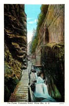 The Flume Franconia Notch White Mountains New Hampshire Postcard - £4.12 GBP